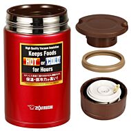 Zojirushi: Stainless Steel Food Jar 0.55L - Metallic Red 