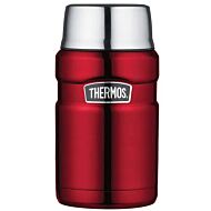 Thermos: Vacuum Insulated Stainless Steel King Food Jar 710ml (Wine Red) (SK3022) - 22% OFF!!