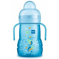 MAM: Trainer+ 220ml/8oz (Spill-free Extra Soft Spout) (4+ Months) - Blue
