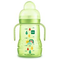 MAM: Trainer+ 220ml/8oz (Spill-free Extra Soft Spout) (4+ Months) - Green