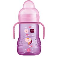 MAM: Trainer+ 220ml/8oz (Spill-free Extra Soft Spout) (4+ Months) - Pink