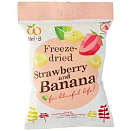 Wel.B Freeze Dried Snacks - Strawberries & Banana - 10% OFF!! 