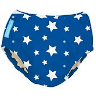 Charlie Banana: Reusable 2-in-1 Swim Diapers and Training Pants White Stars On Blue - M - 25% OFF!!