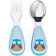 Skip Hop: Zootensils Fork & Spoon Set - Owl - 15% OFF!!