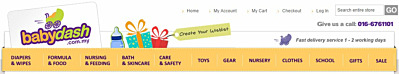 Babydash: Diapers, milk and now a blog..?