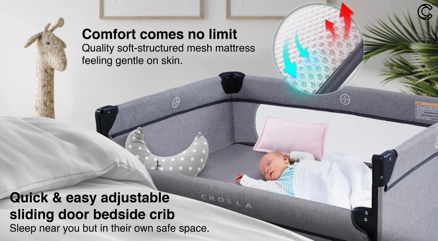 Crolla Ally Playpen (Tiffany Blue) + Accessories Set